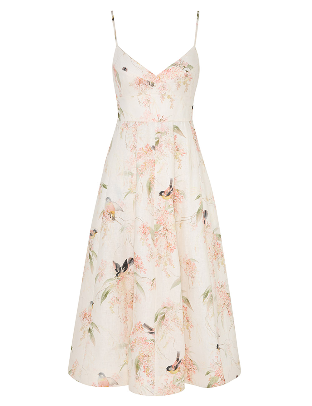 Zimmermann corsage knot midi dress online