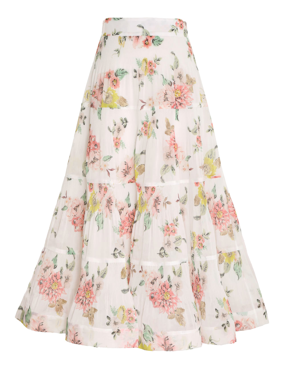 Zimmermann long floral skirt hotsell
