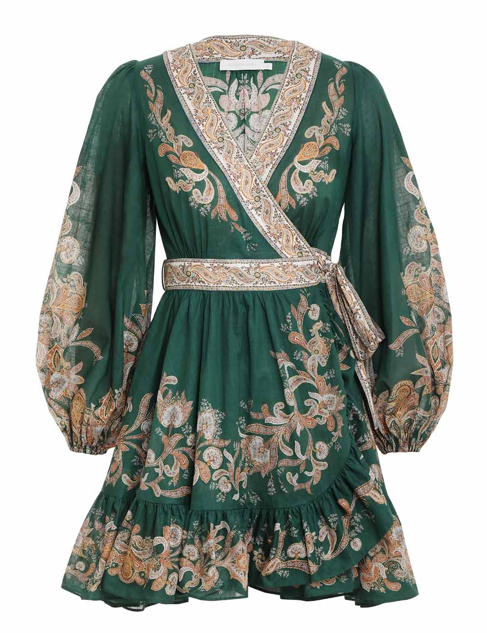 Devi Wrap Mini Dress