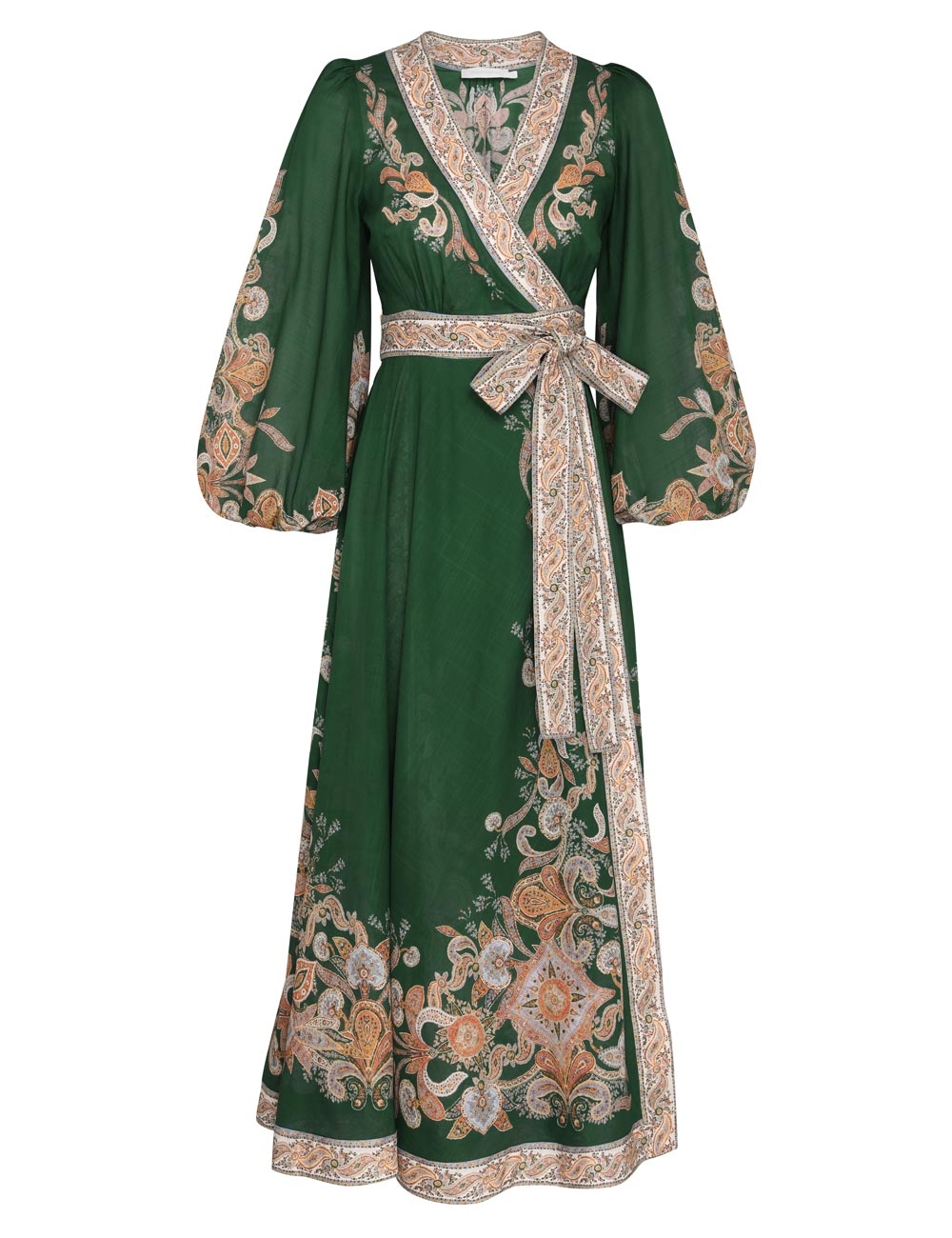 Devi Wrap Midi Dress