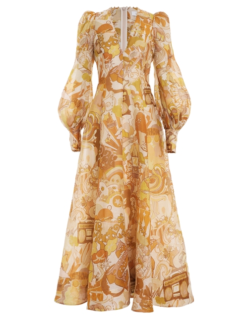 Tempo Honey Collage Gown