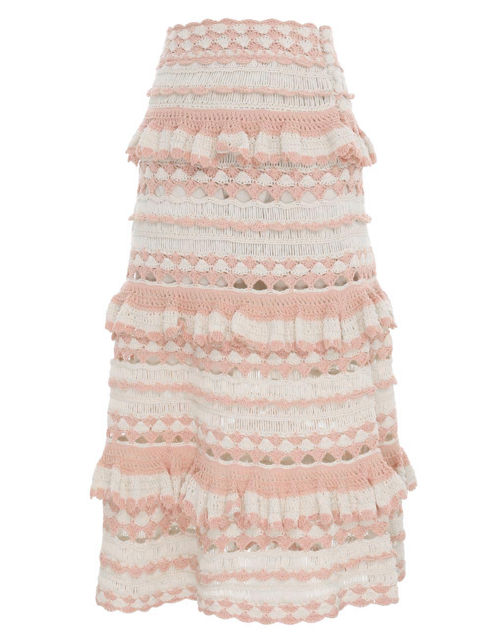 Clover Crochet Midi Skirt