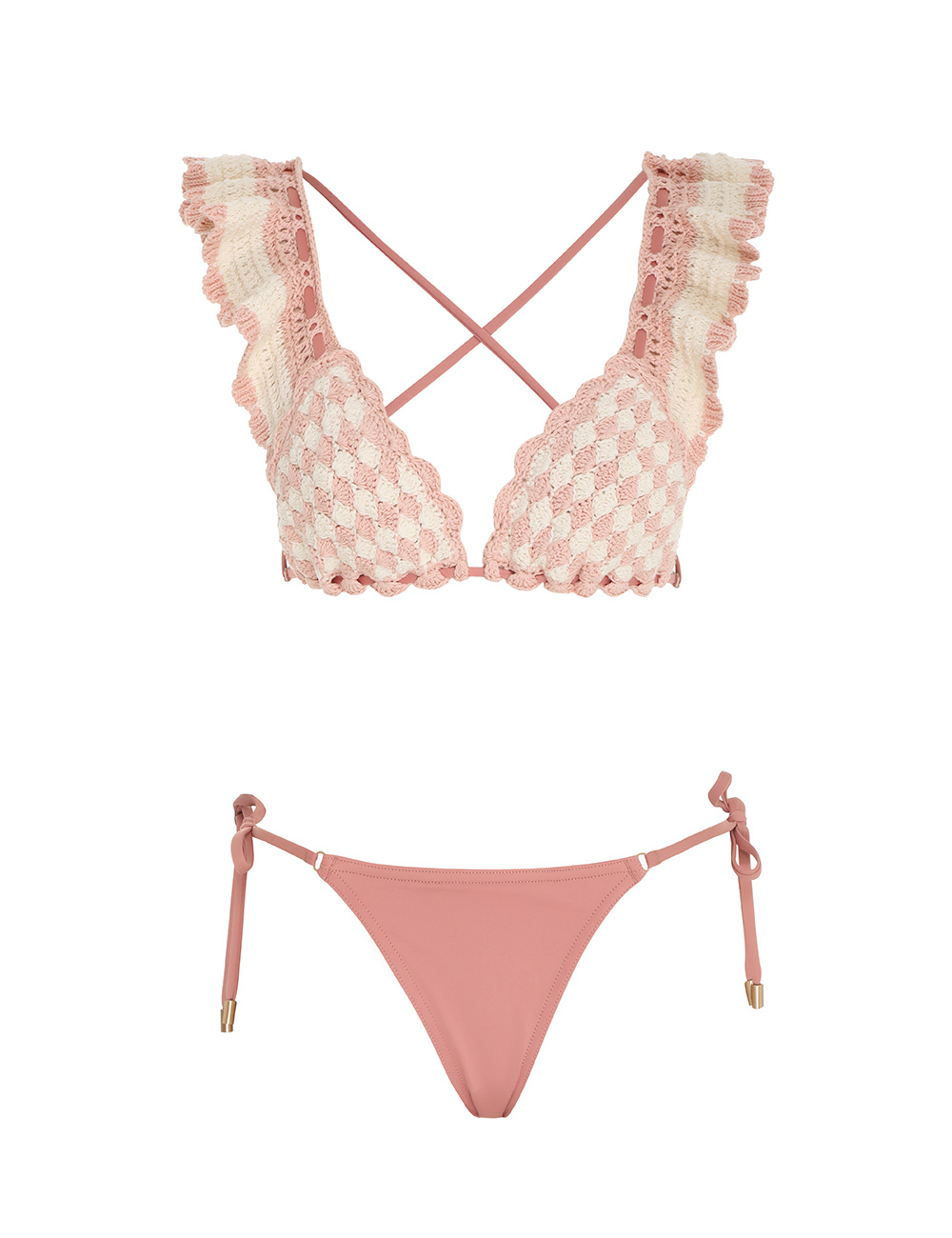 Clover Crochet Triangle Bikini