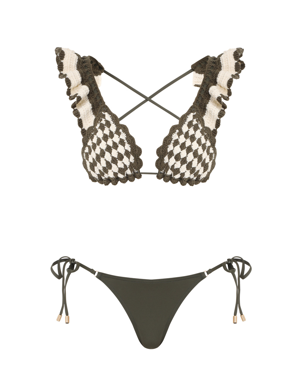Devi Crochet Triangle Bikini