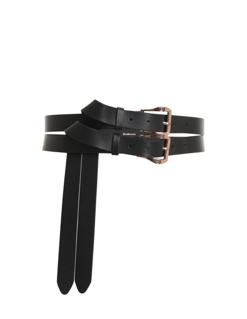 Double Buckled Wide Belt