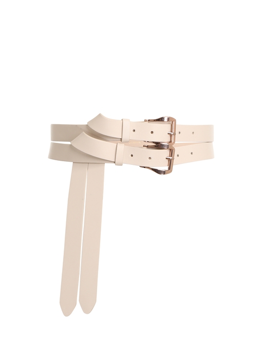 Double Buckled Wide Belt