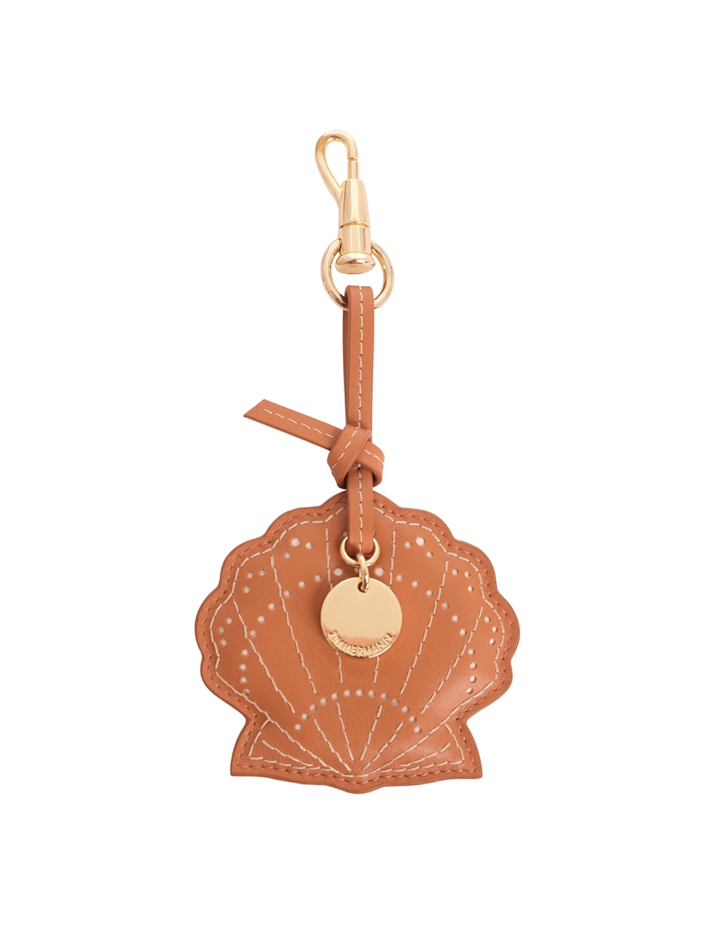 Leather Shell Key Charm