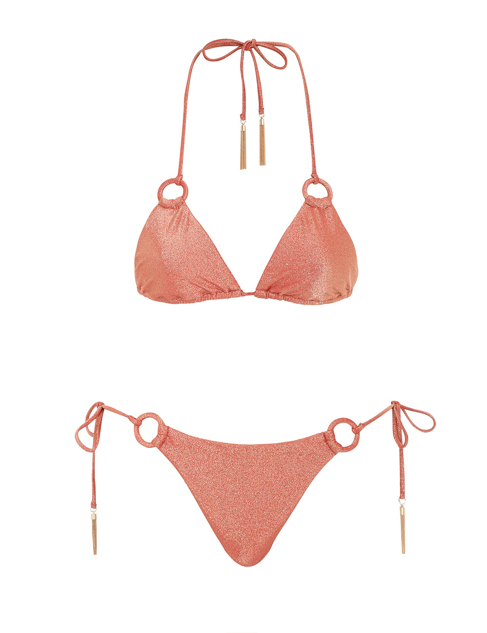 Devi Lurex Ring Tie Bikini