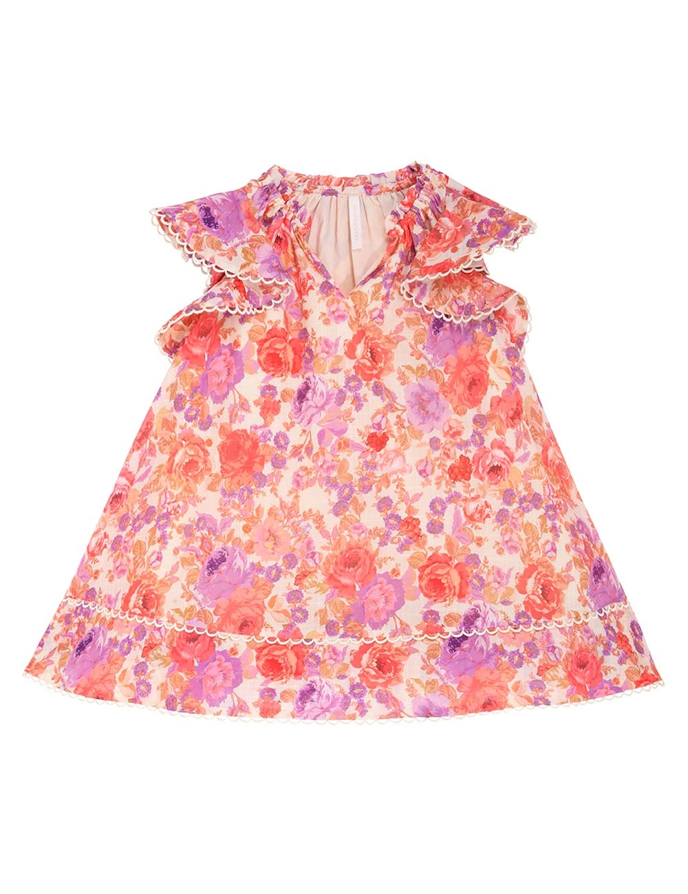 Raie Flounce Sleeve Dress
