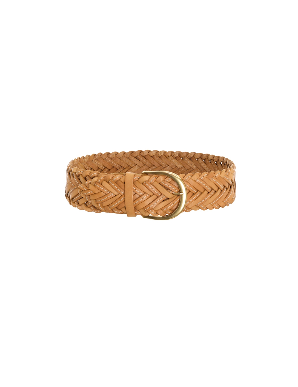 Stitch Weave Wide Belt