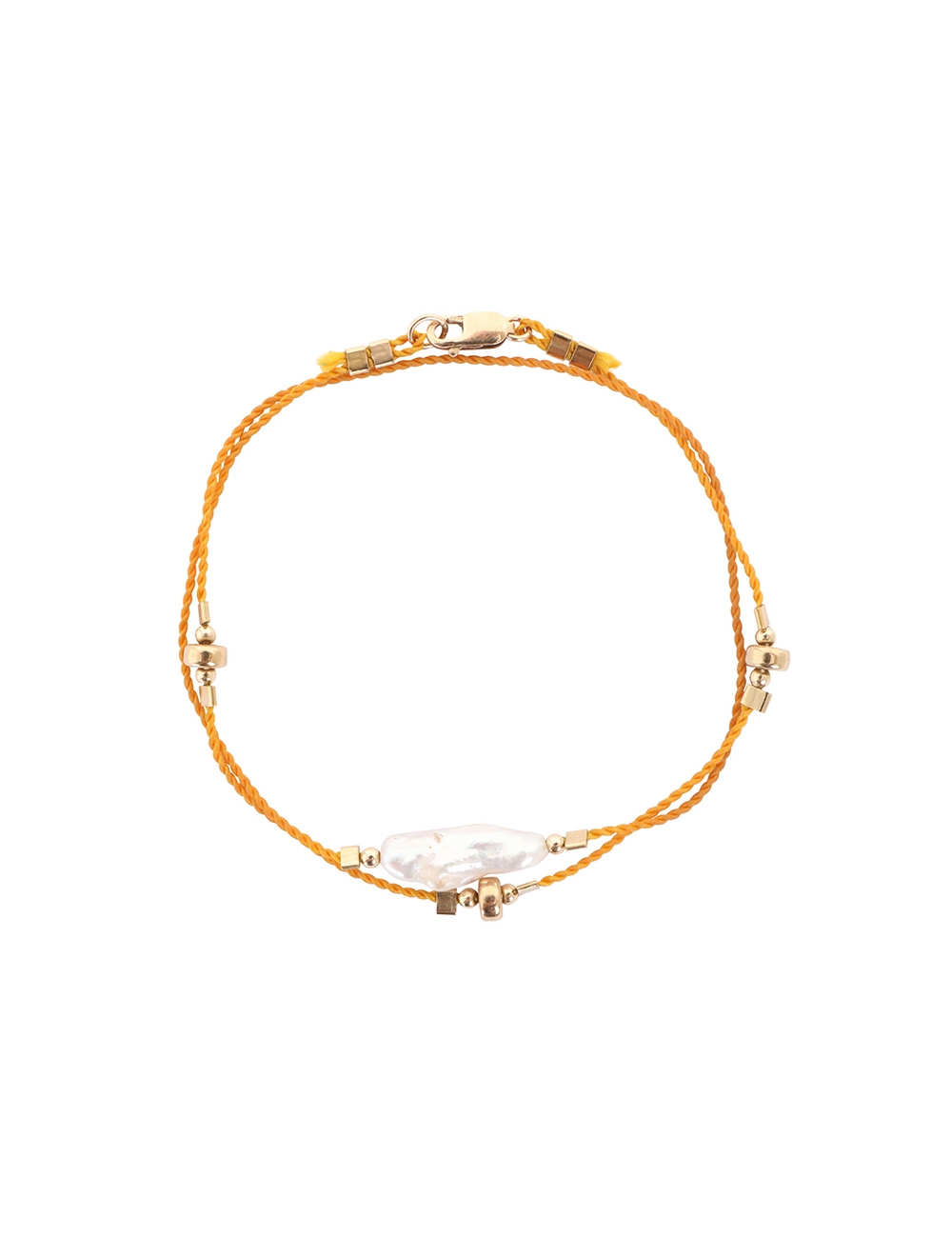 Long Cord Pearl Wrap Bracelet