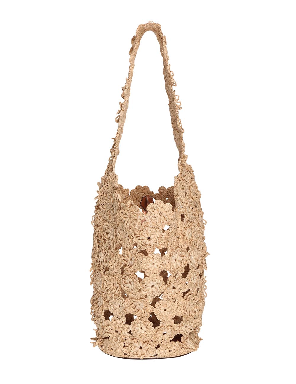 Floral Crochet Tote