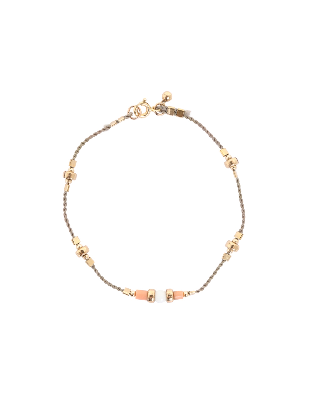 Small Cord Bead Bracelet