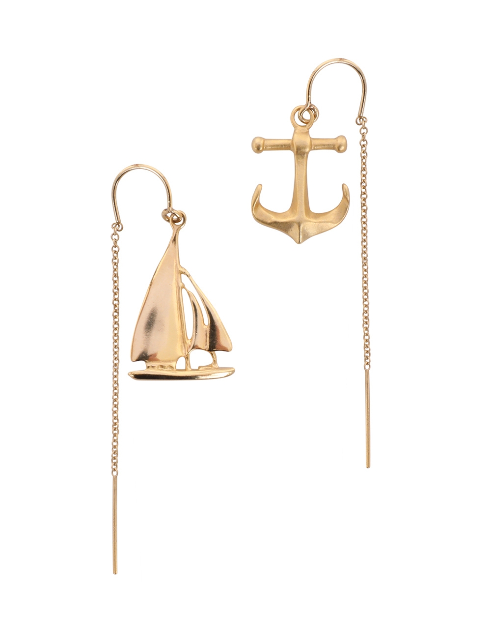 Anchor and Boat Earrings