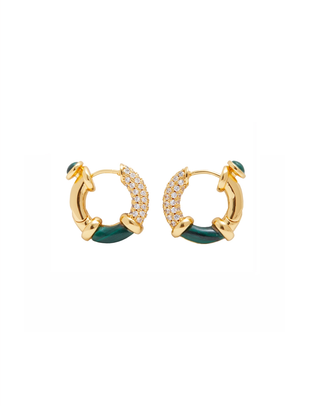 Boltlock Stone Earrings