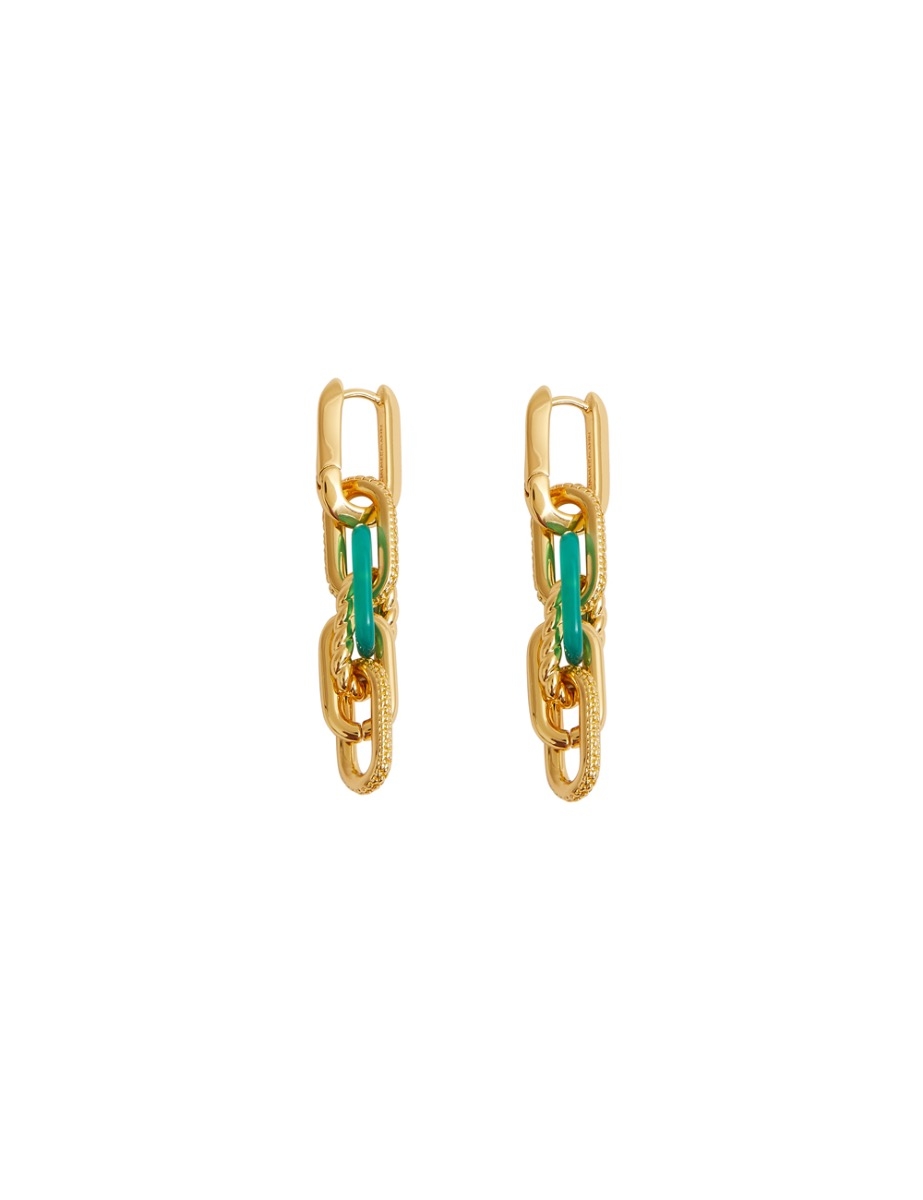 Collage Chain Link Earrings
