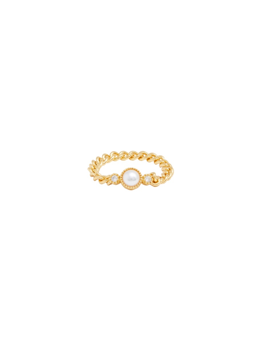 Collage Fine Chain Ring