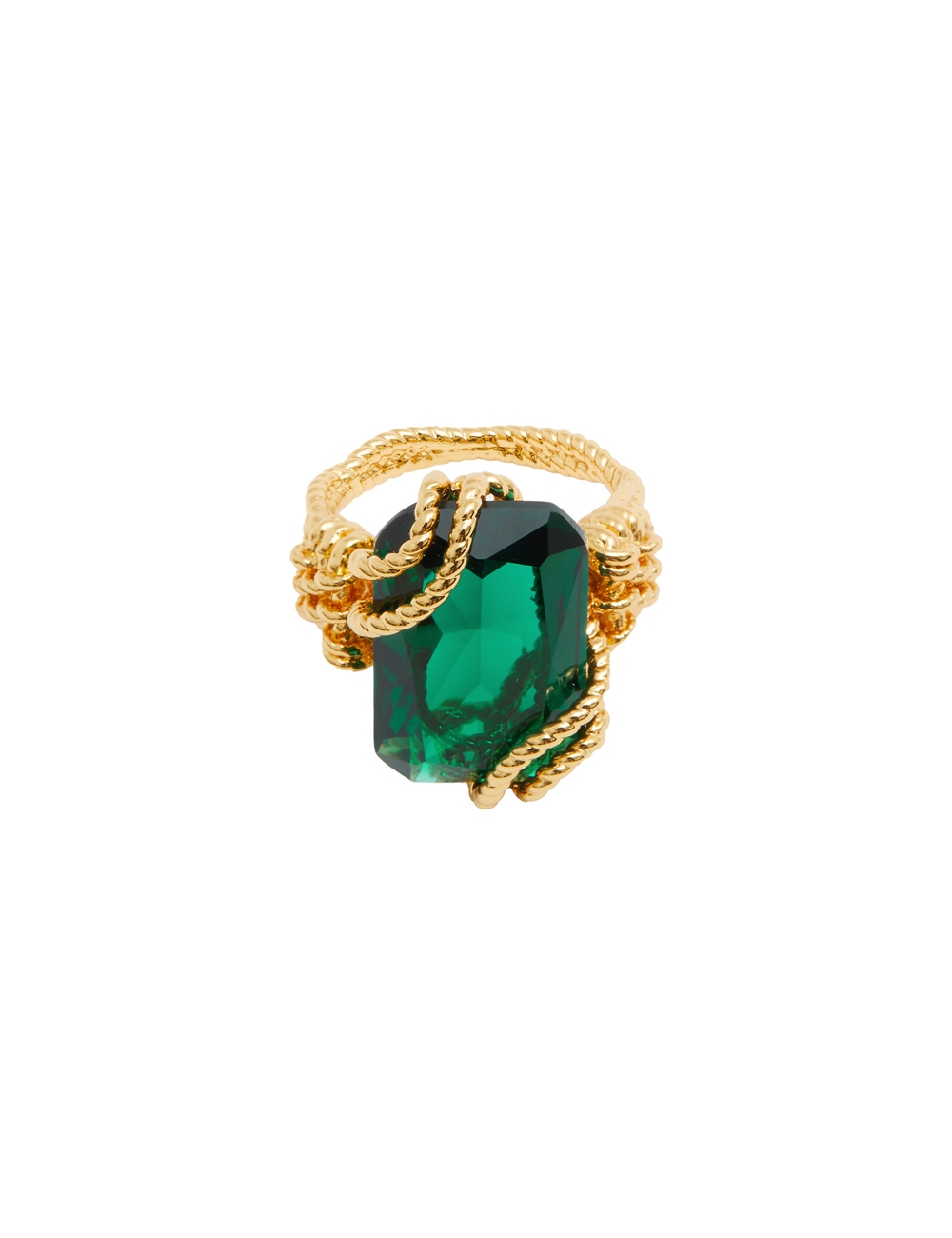 Tangled Rope Cocktail Ring