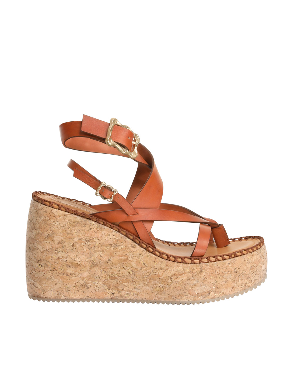 Multi-Strap Sandal Wedge