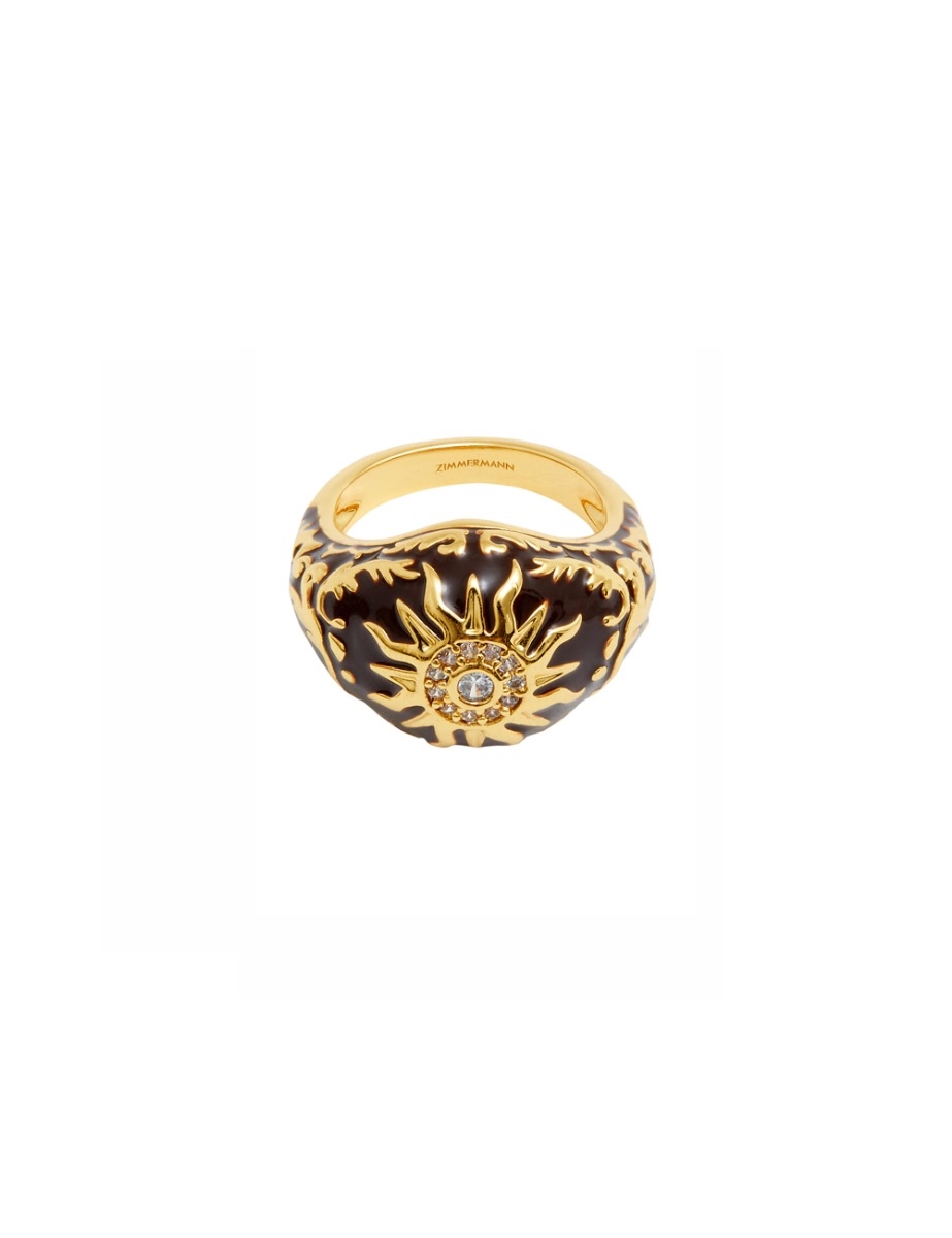 Enamel Signet Ring