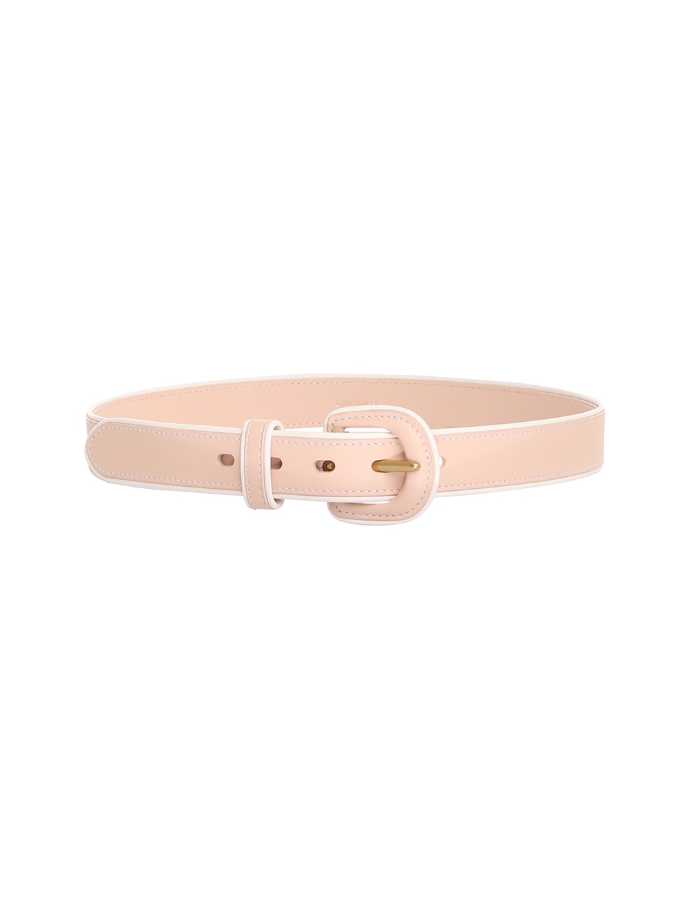 Contrast Leather Jean Belt
