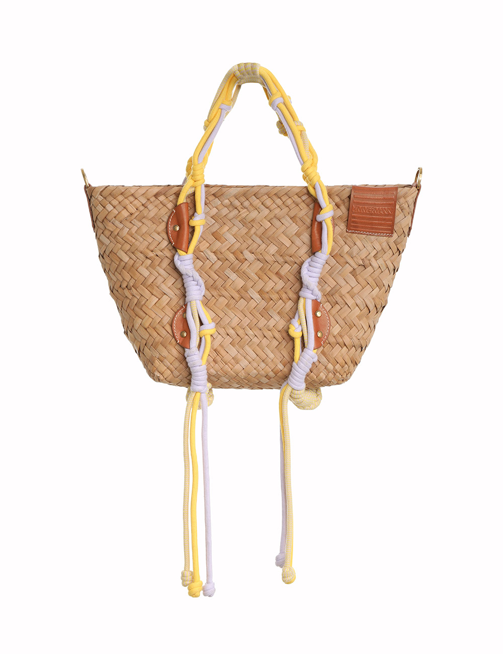 Small Macrame Woven Basket 