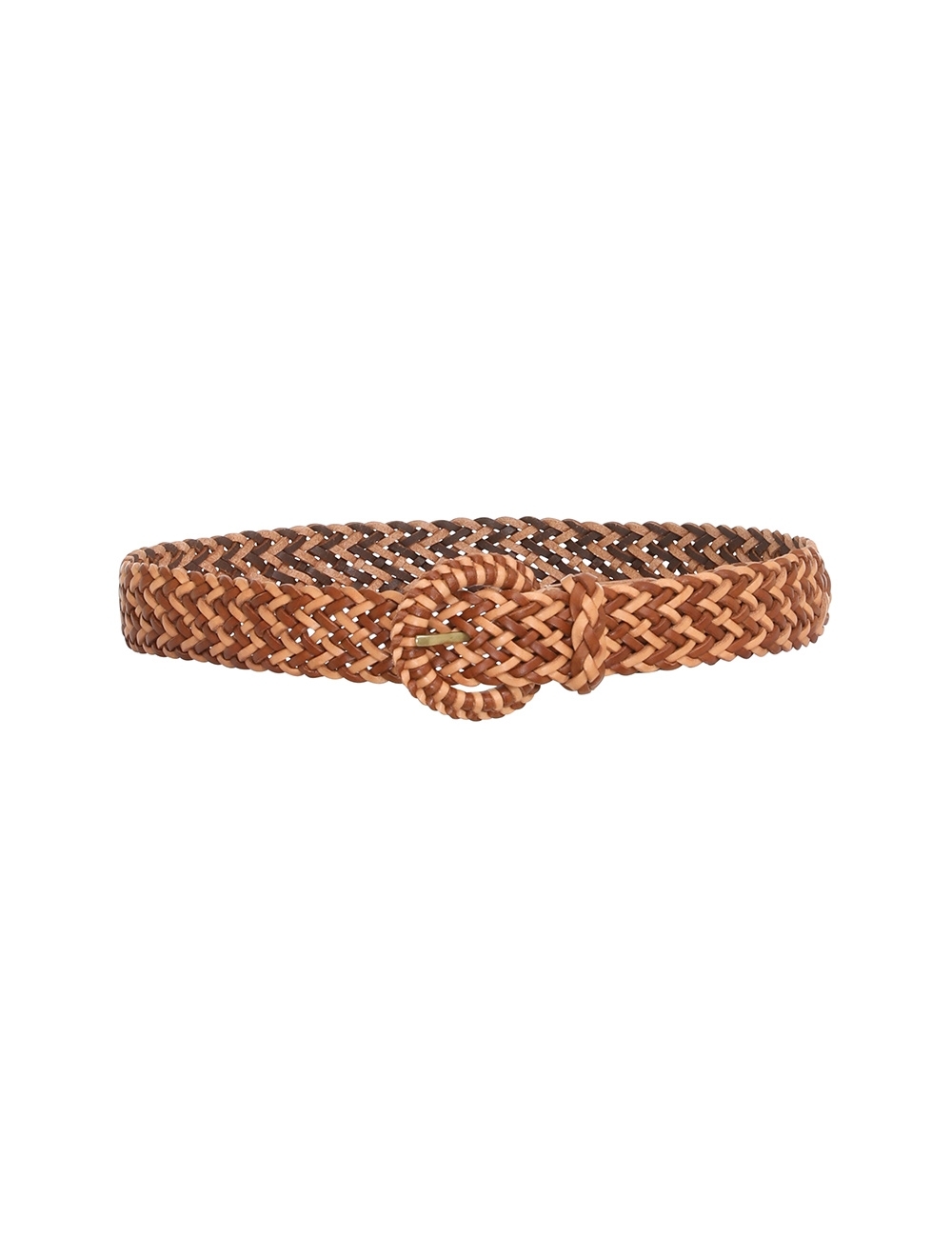 Braided Leather Jean Belt