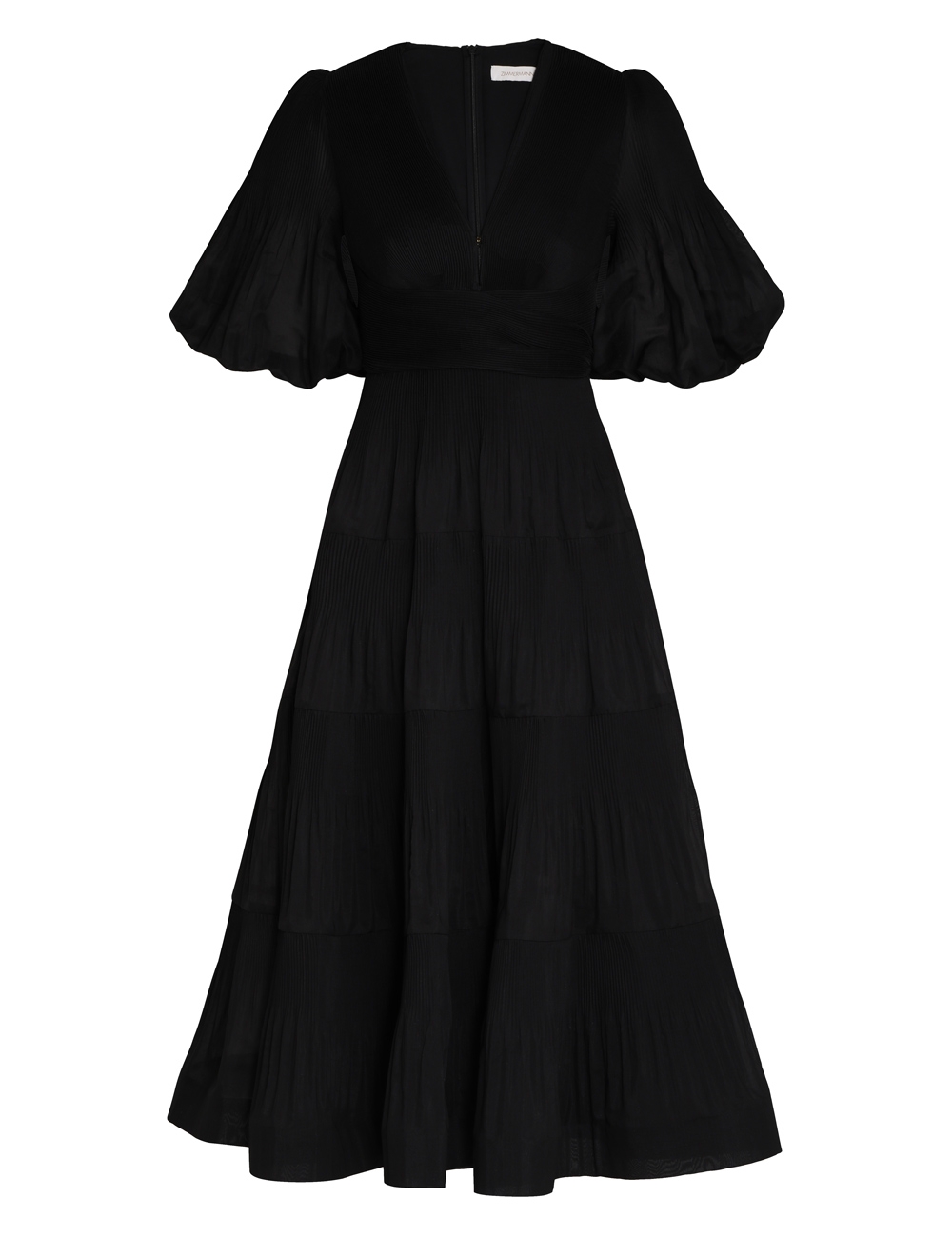 Pleated Midi Dress