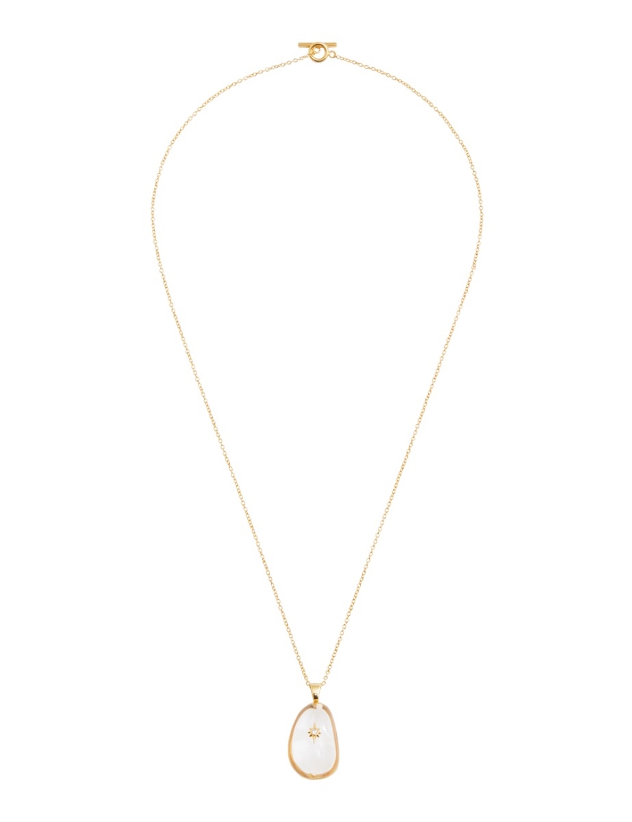 Crystal Pebble Necklace