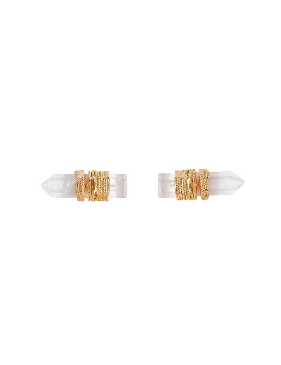 Crystal Quartz Studs Earrings