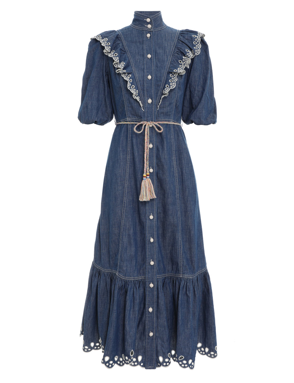 Laurel Scallop Midi Dress