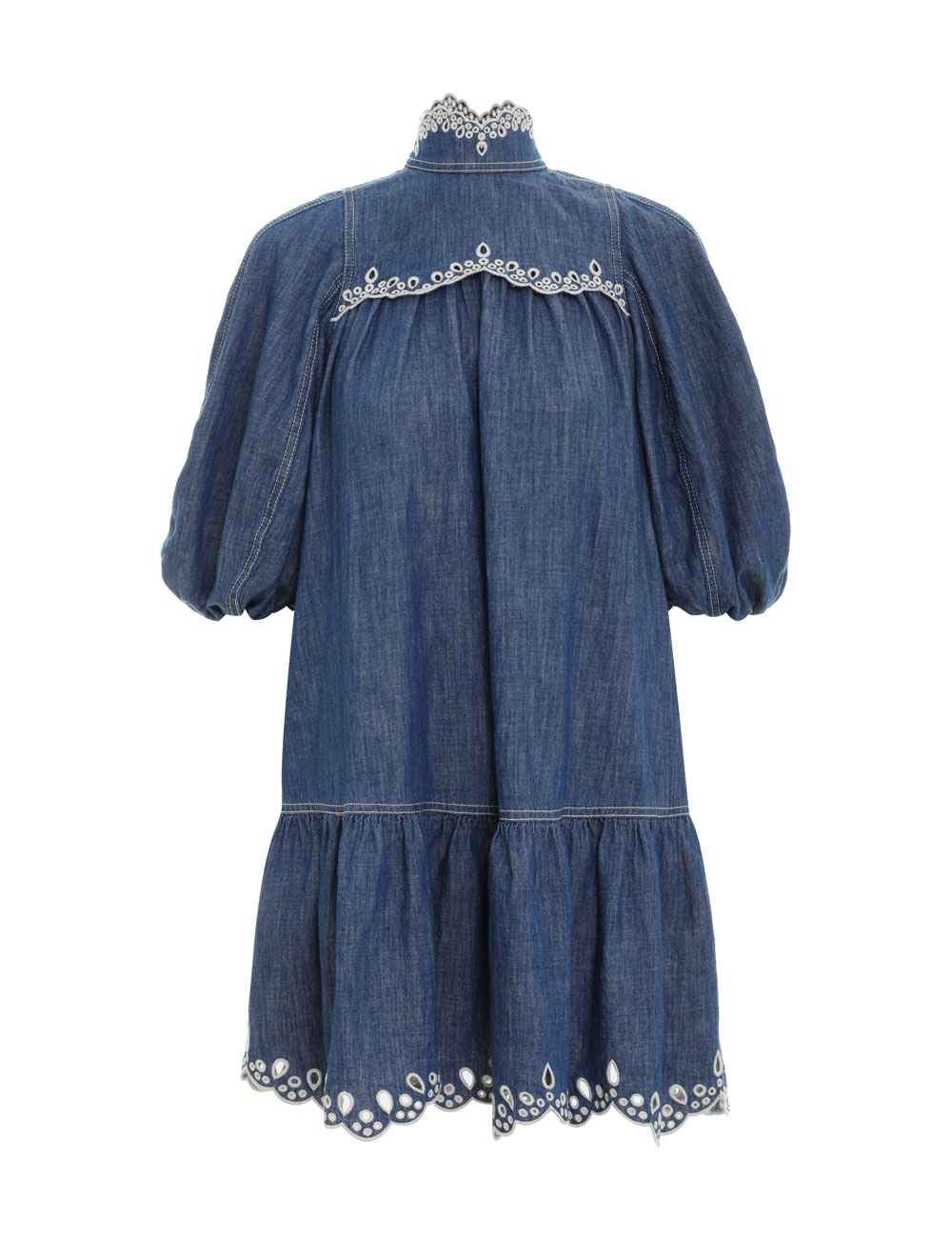 Laurel Scallop Mini Dress