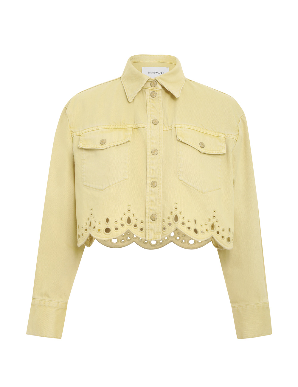 Clover Scallop Shirt Jacket