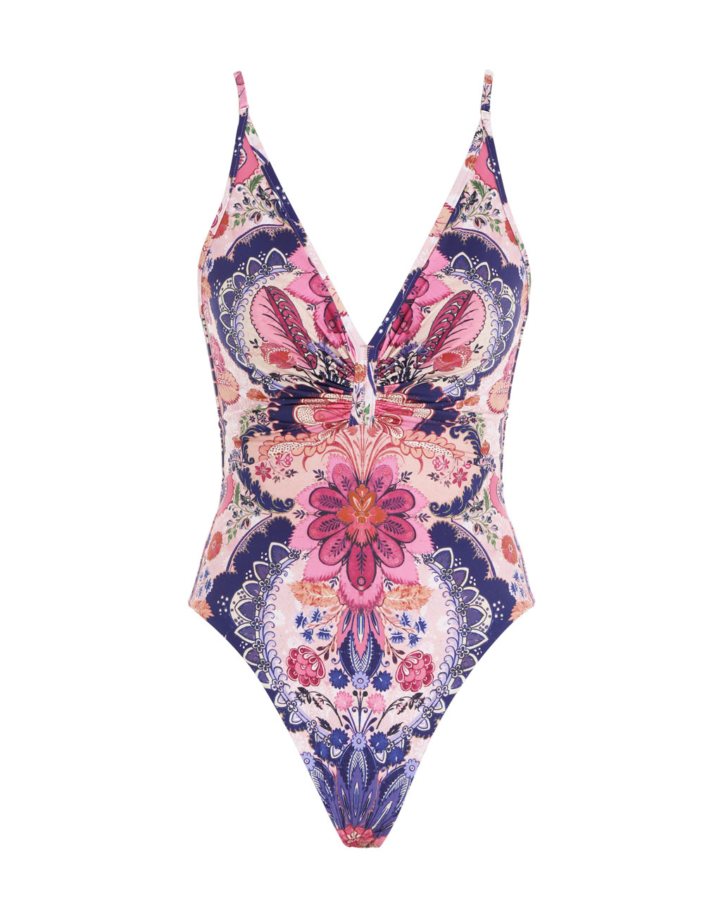 Laurel Ruched Plunge 1PC