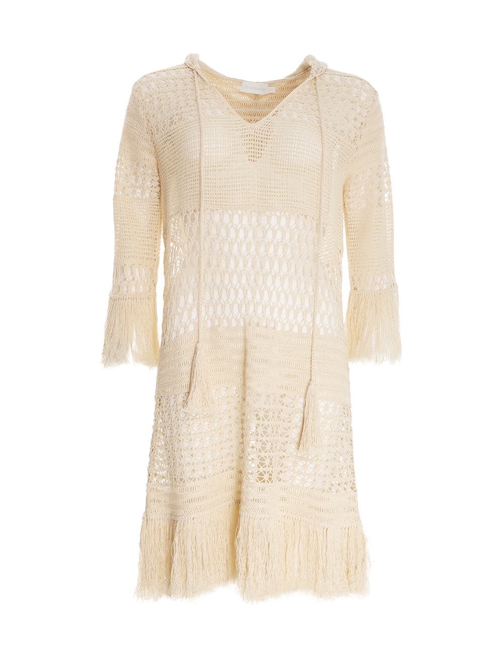 Laurel Knit Fringe Poncho