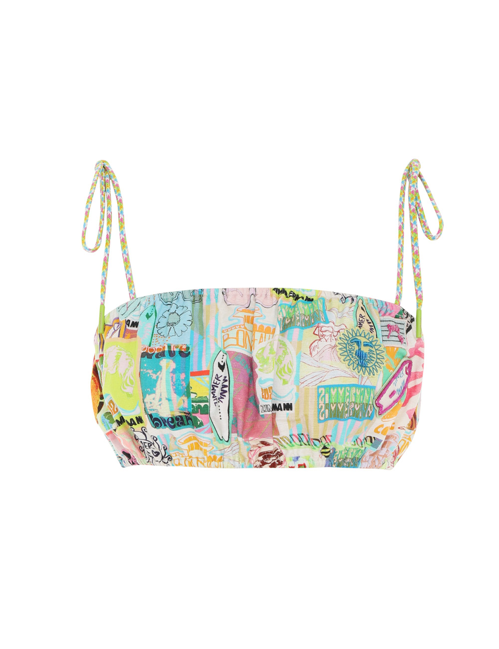 Tiggy Gathered Bandeau Bra
