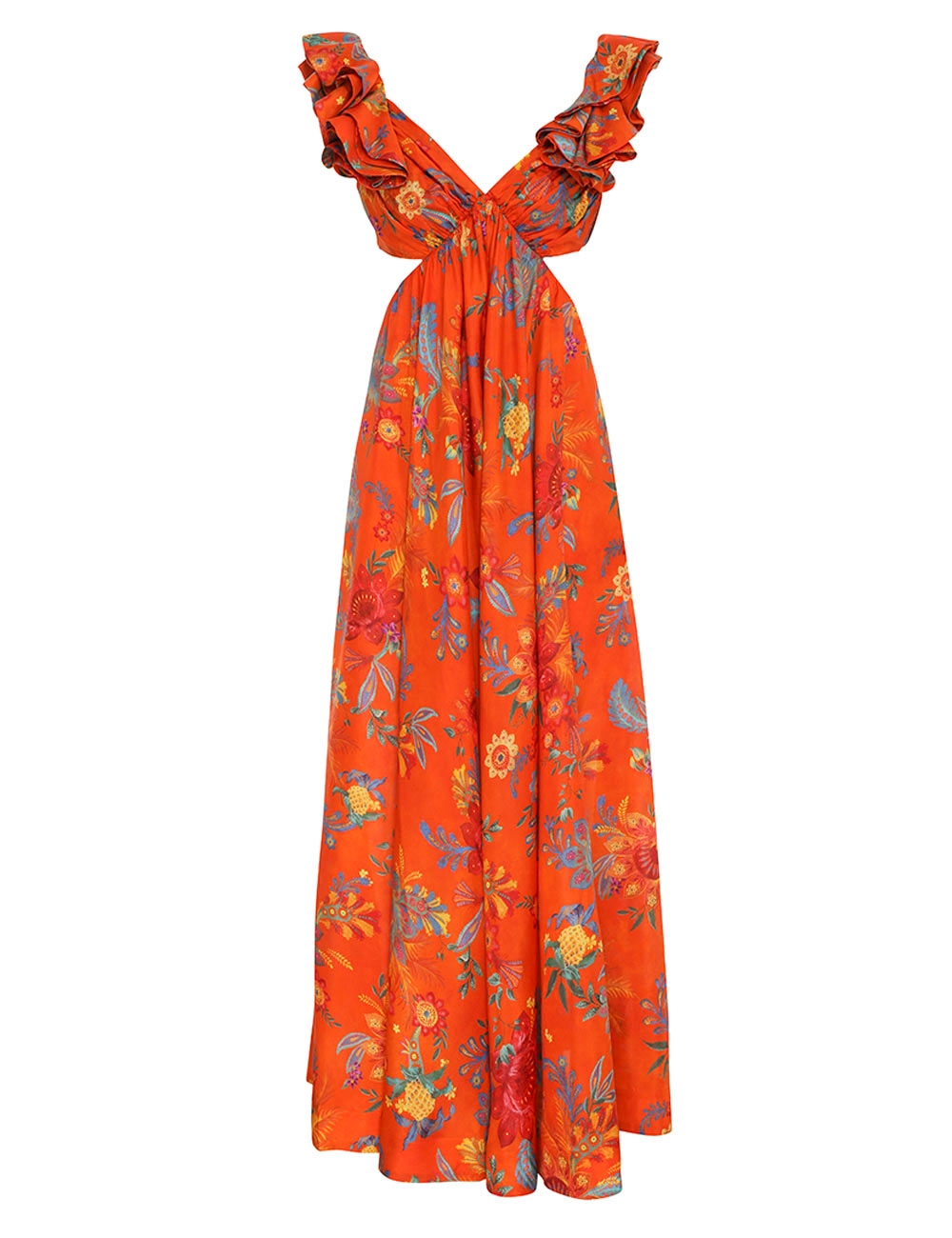 Ginger Frill Midi Dress