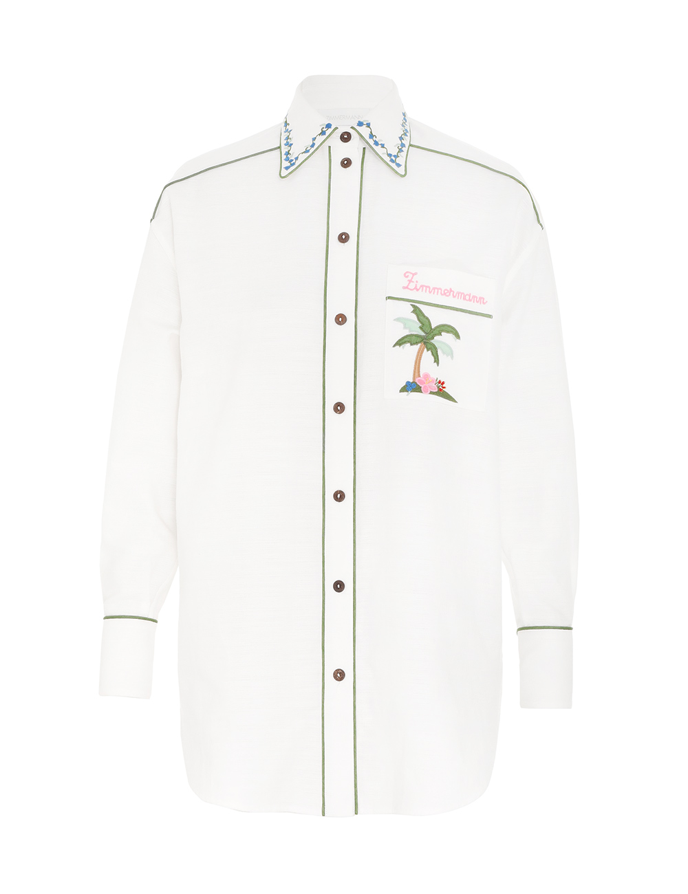Clover Applique Relaxed Shirt