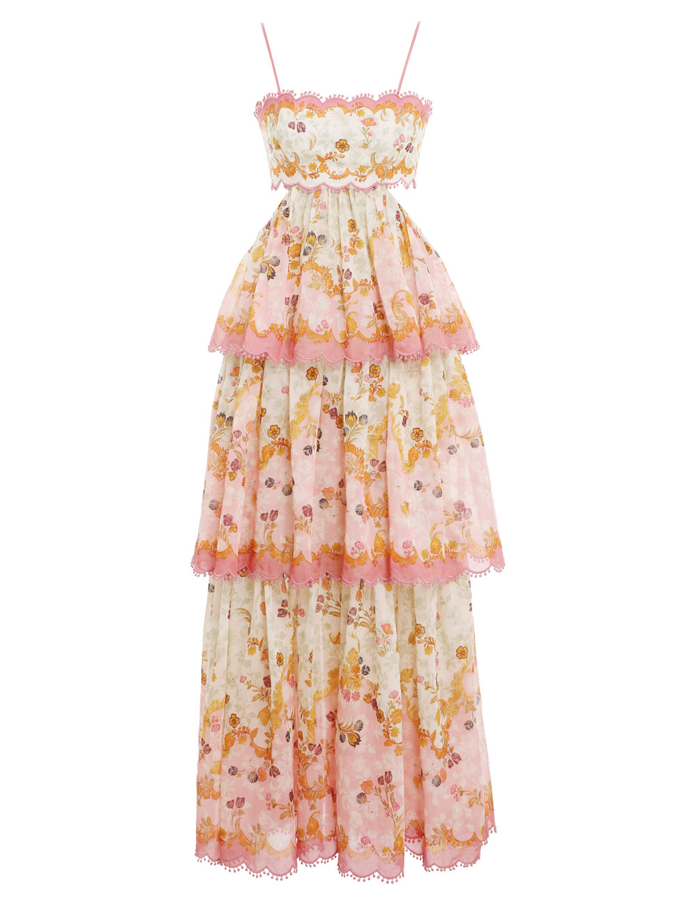 Laurel Frill Midi Dress