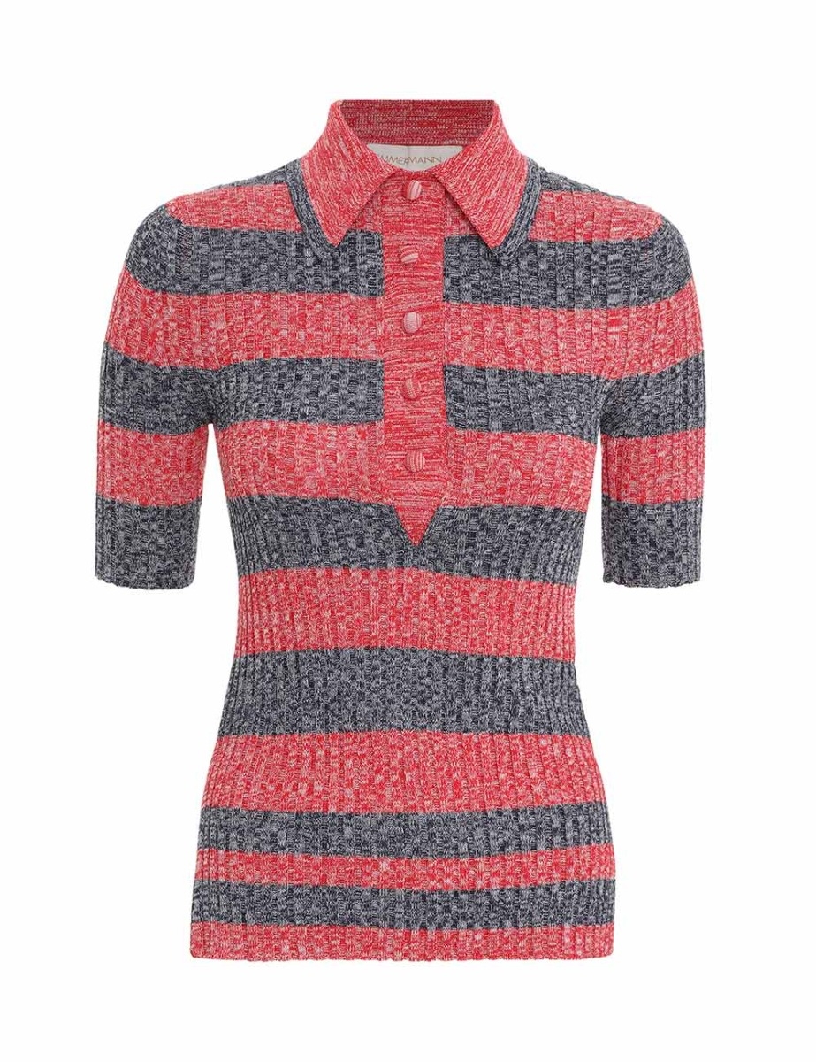 High Tide Rib Polo Top