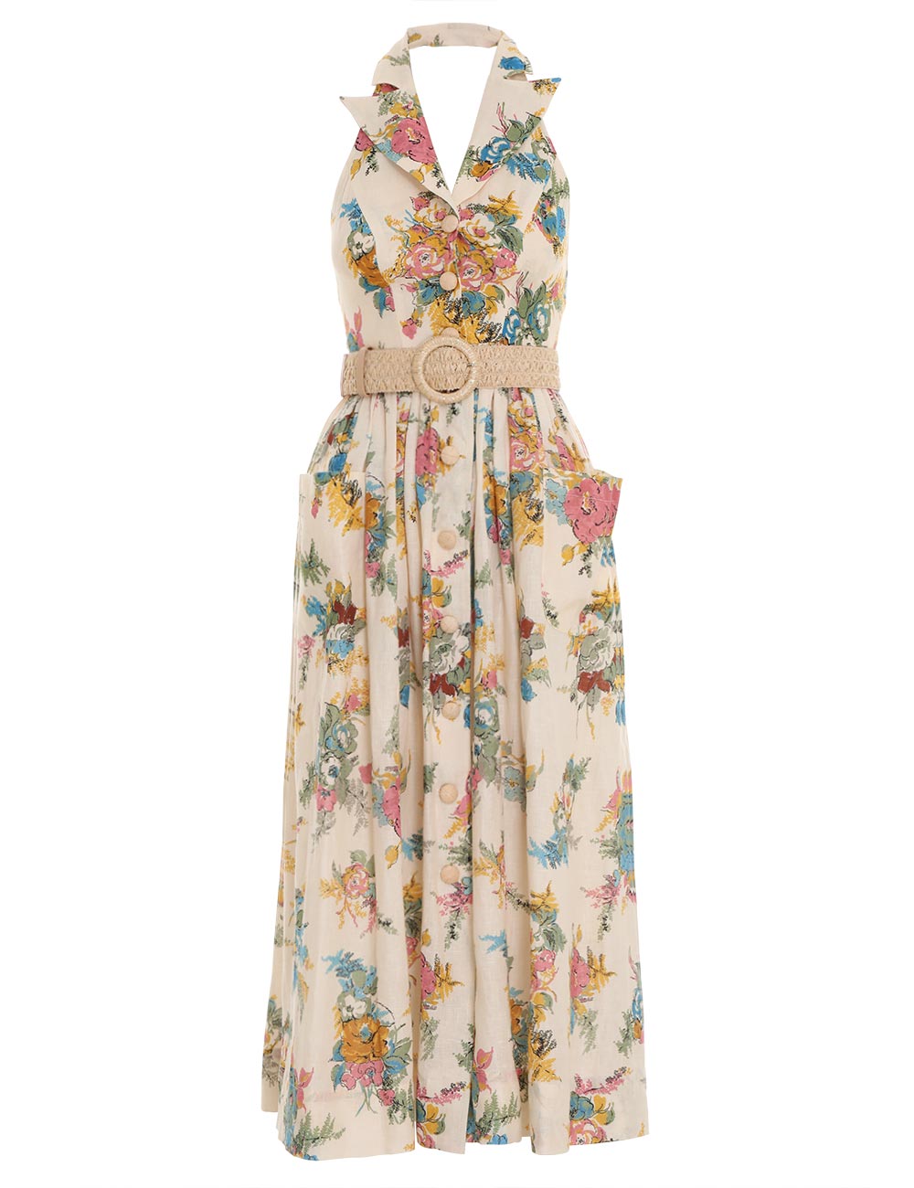 Clover Halter Shirt Dress