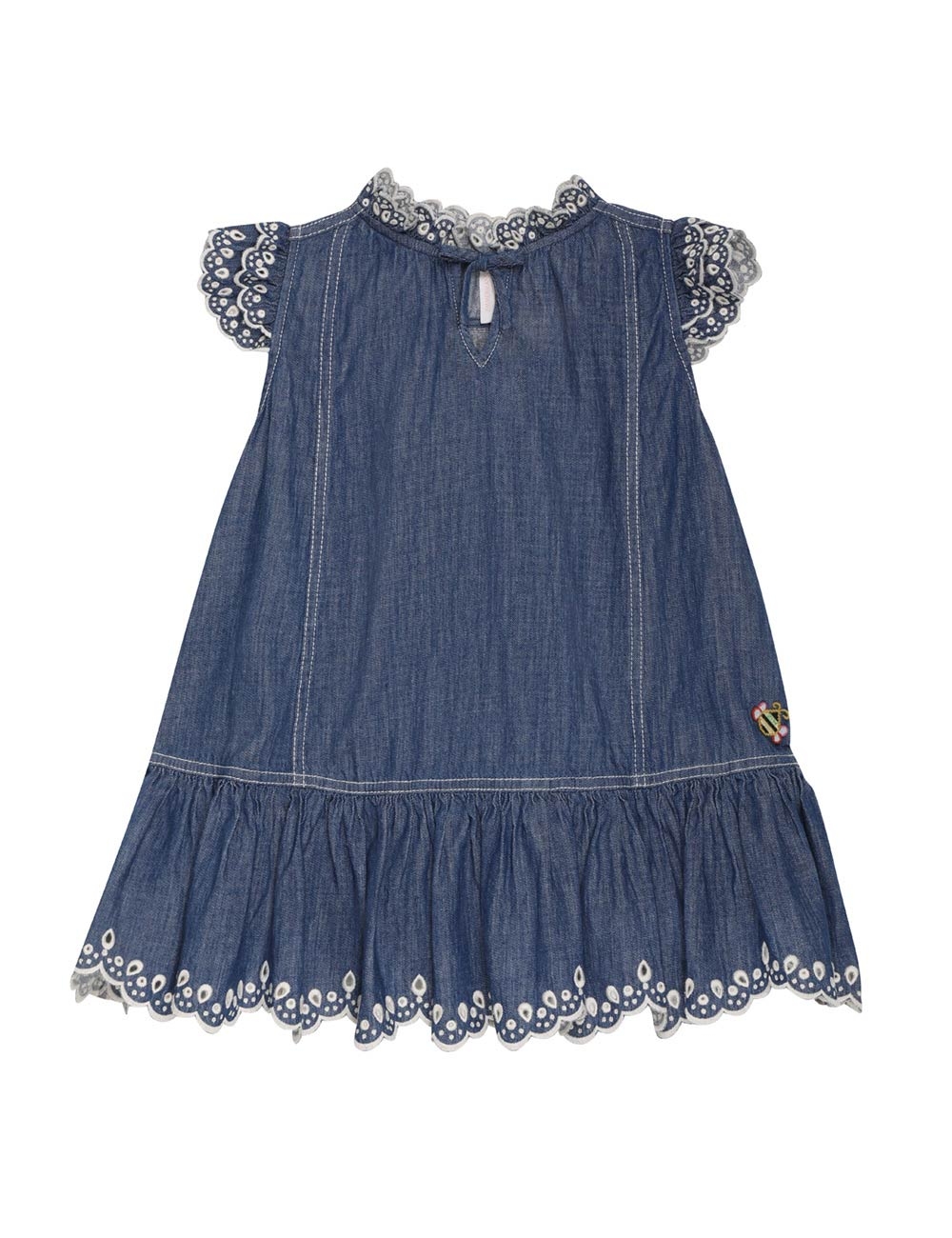 Tiggy Scallop Denim Dress