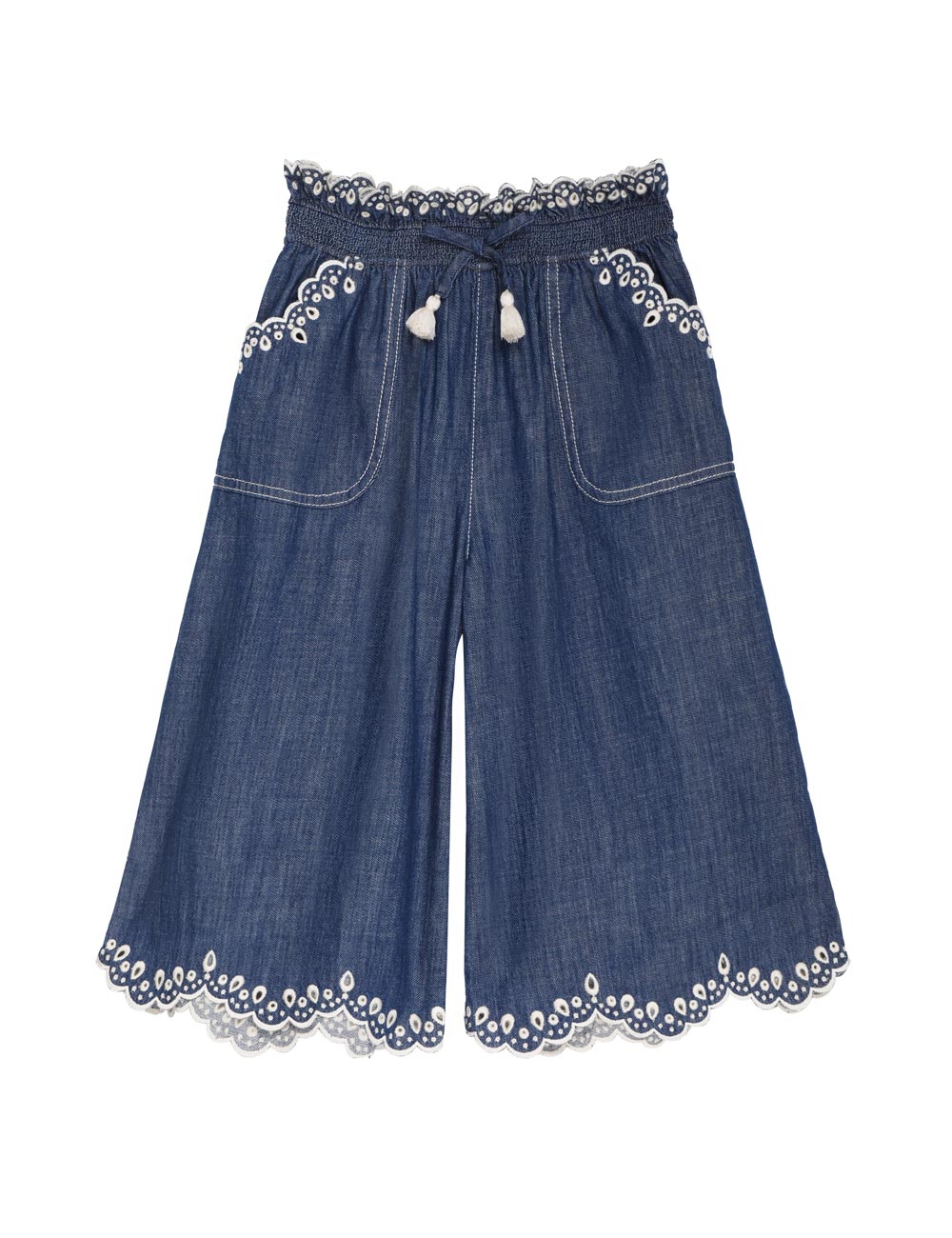 Tiggy Scallop Denim Pant