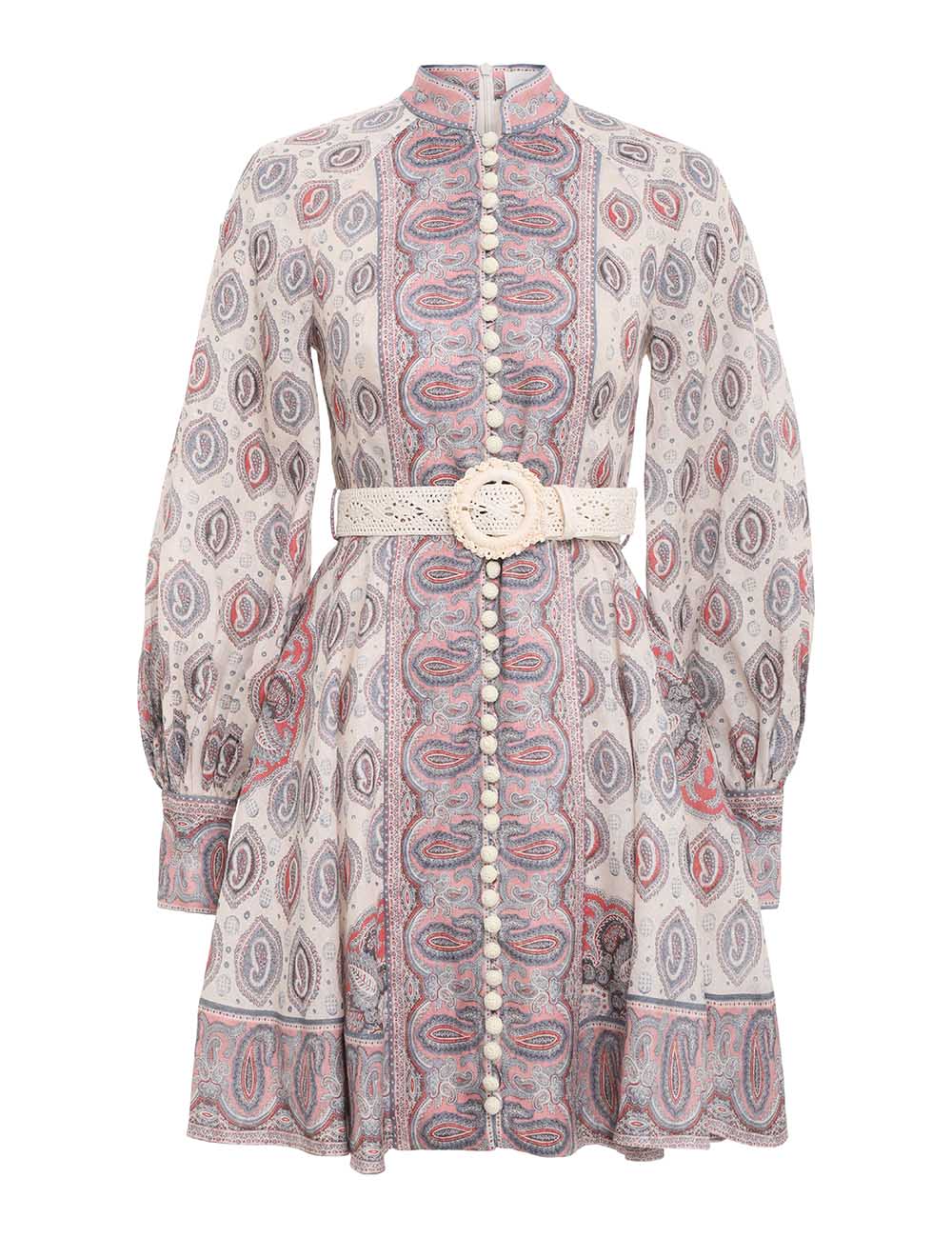 Vitali Button Up Mini Dress