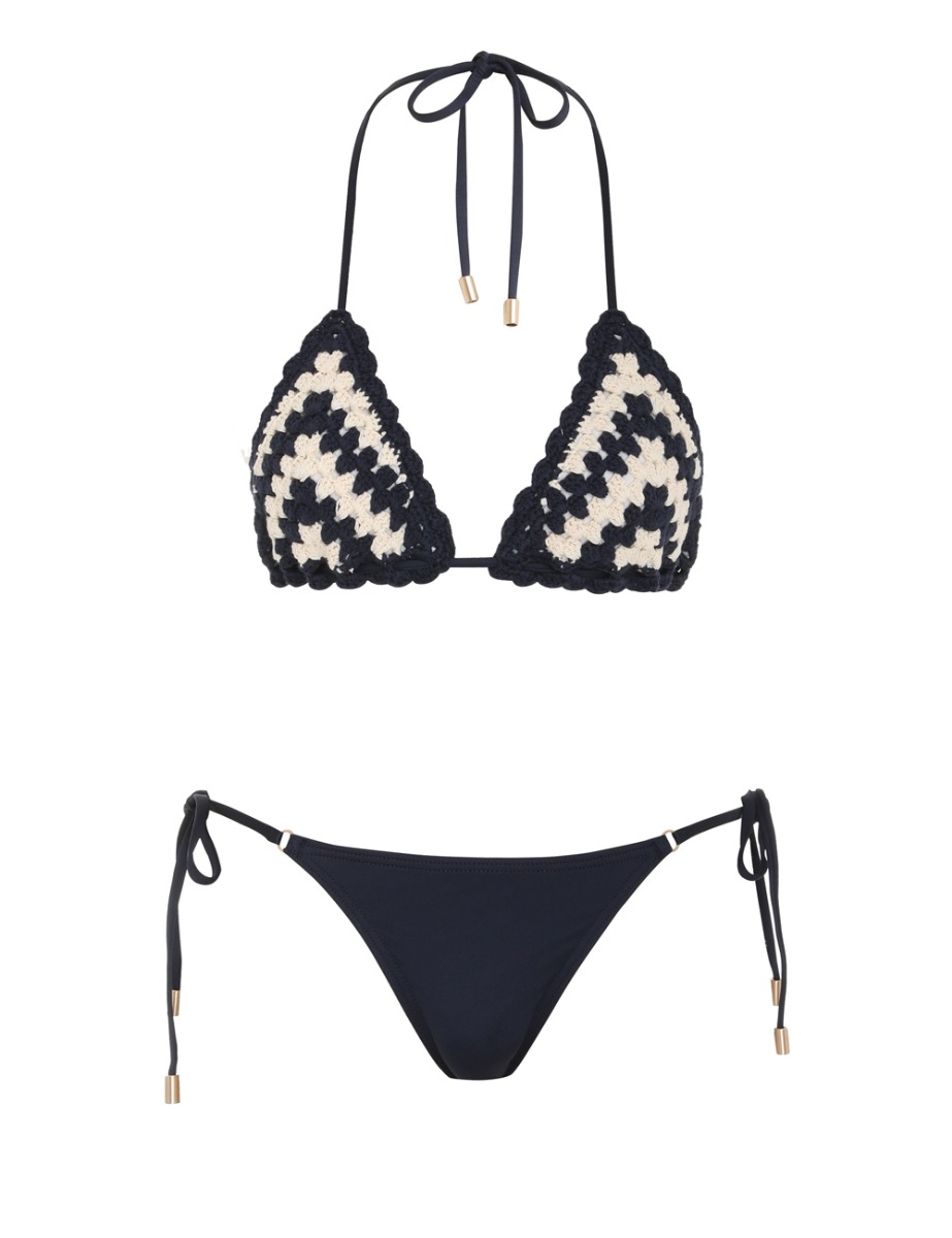Chintz Chevron Crochet Bikini