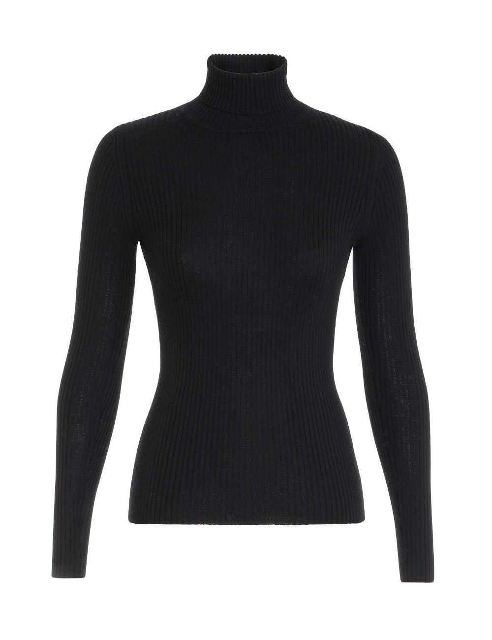 Turtleneck Rib Top Black Online | Zimmermann