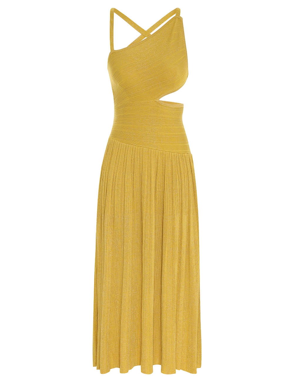 Devi Lurex Midi Dress