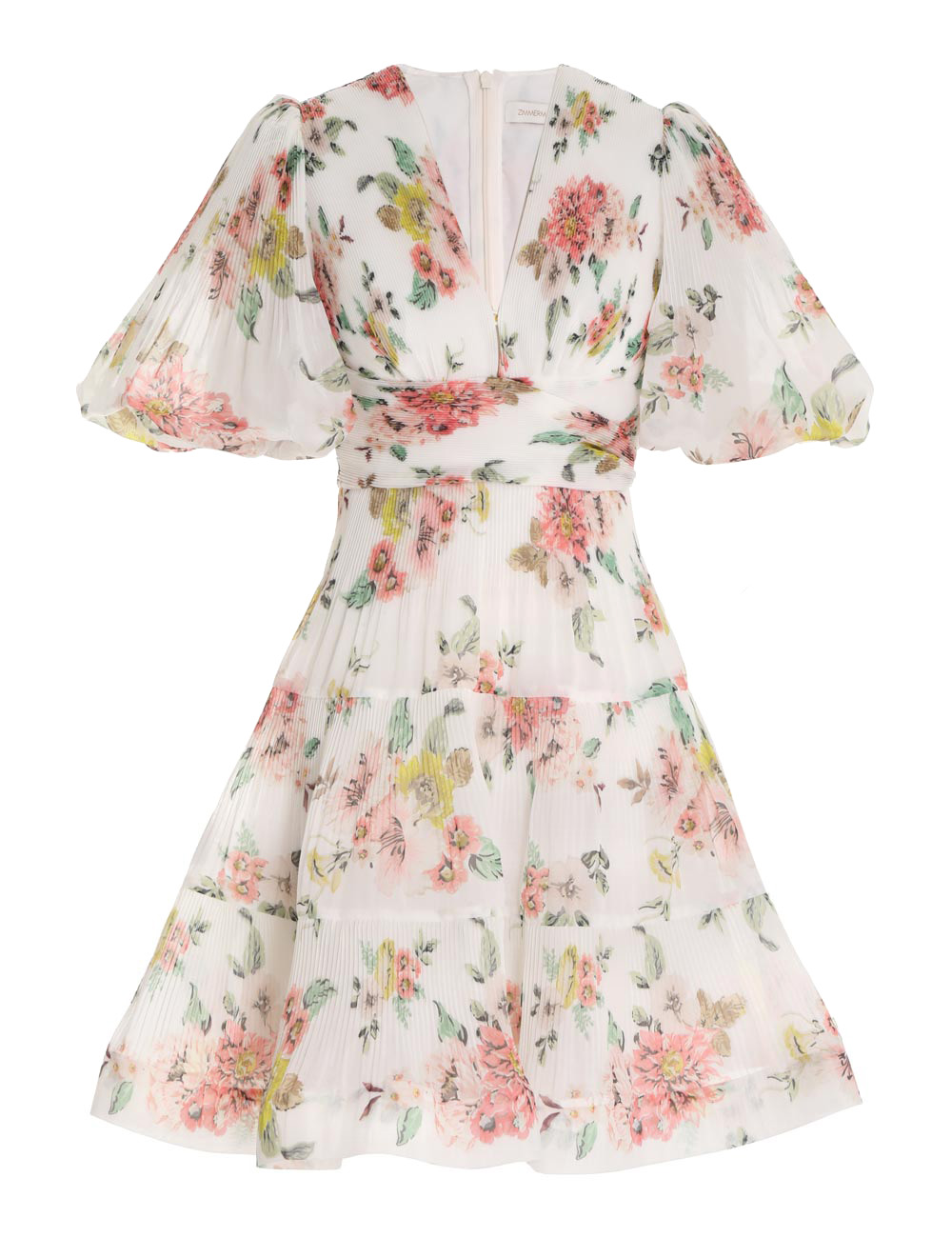 Pleated Mini Dress