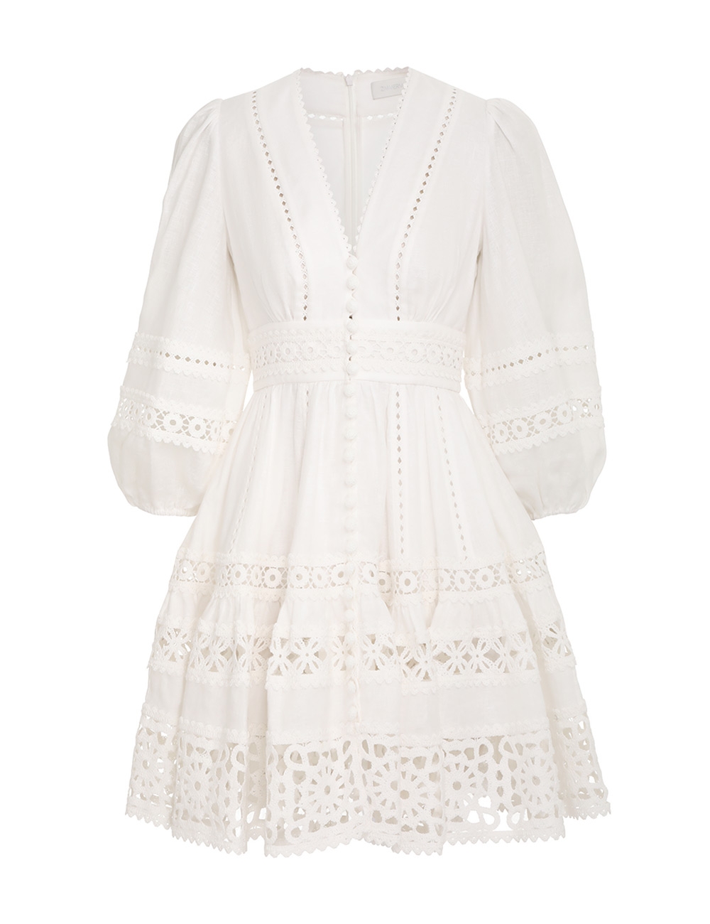 Devi Spliced Billow Mini Dress