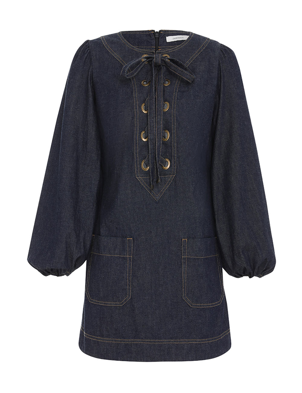 Devi Lace Up Tunic Dress